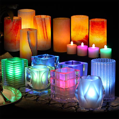 LED Candle & Holder